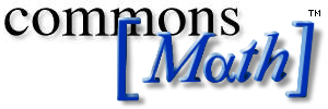 Math - Commons Math: The Apache Commons Mathematics Library