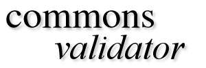 Commons Validator