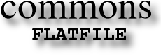 Commons Flatfile